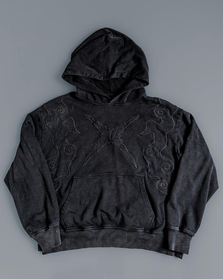 Vintage Gear 5 Black Hoodie