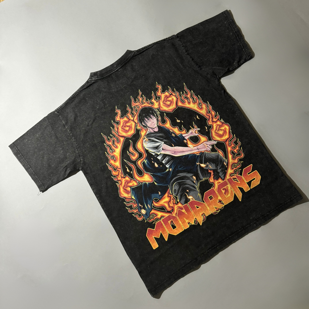 CHILD OF HEAVENS "PREMIUM VINTAGE" OVERSIZED TEE IN BLACK