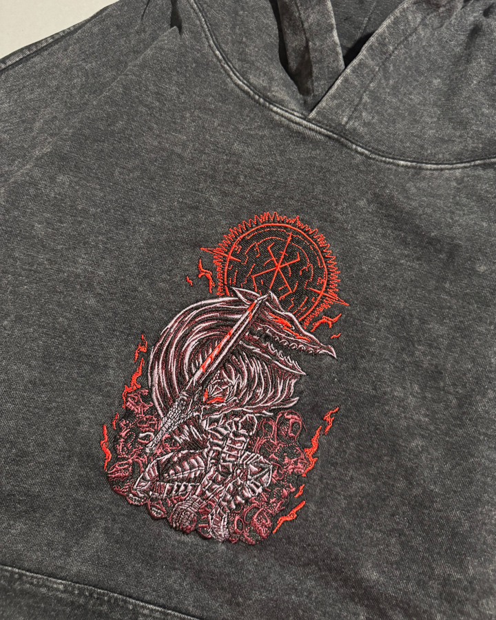 GUTZ VINTAGE EMBROIDERY HOODIE