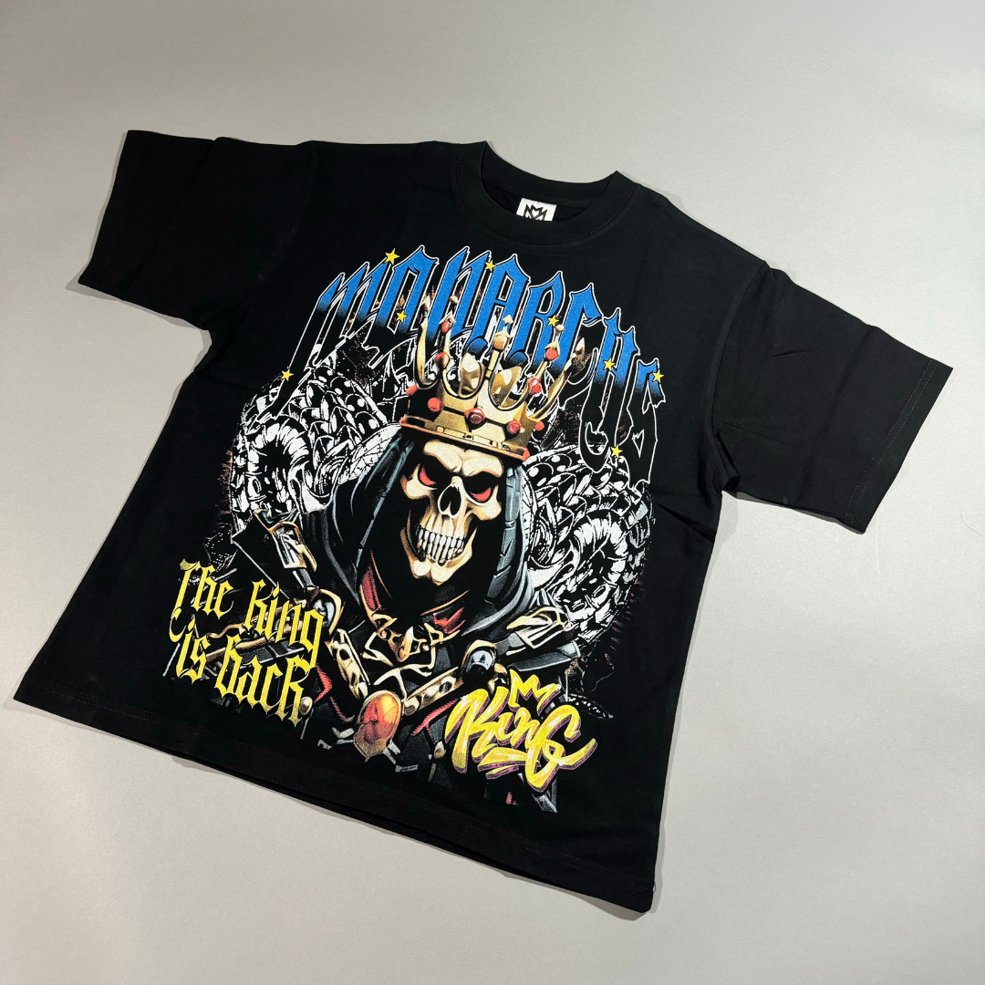 THE "KING" PREMIUM TEE IN BLACK