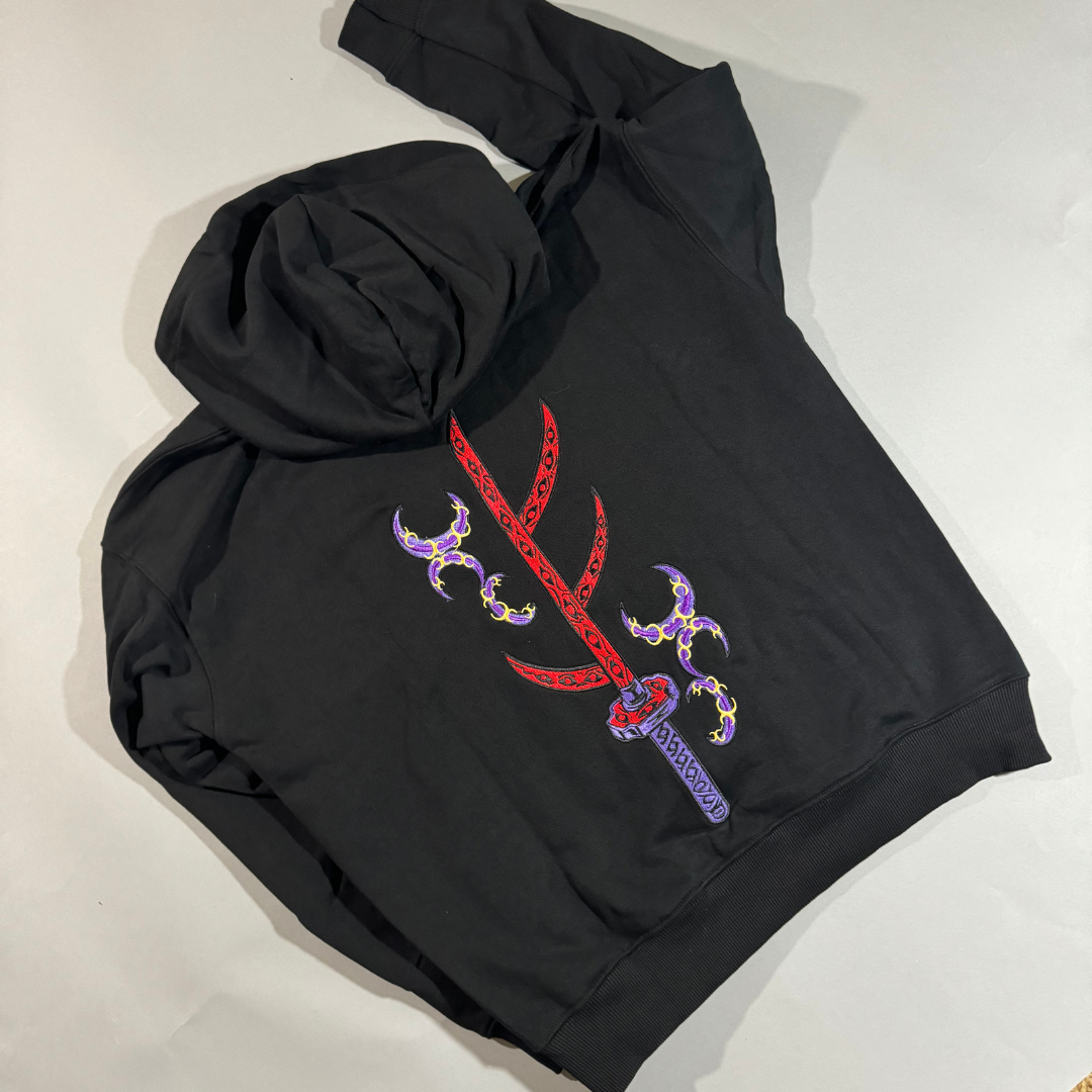 THE "UPPERMOON" EMBROIDERY HOODIE